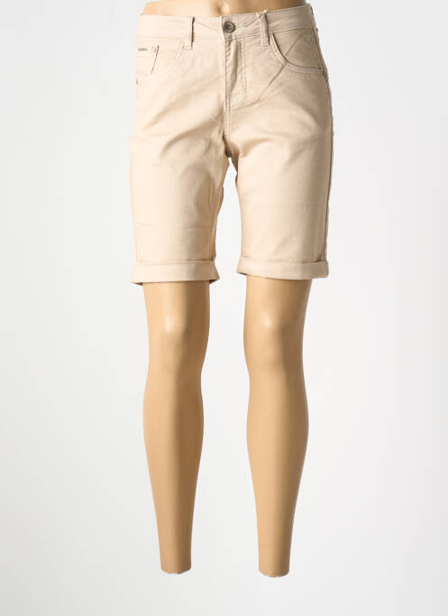 Short fermeture zippée sous rabat boutonné taille normale beige CREAM femme