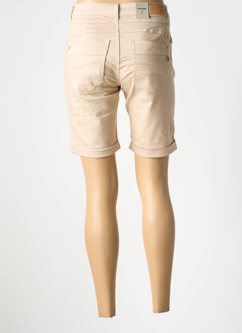Short fermeture zippée sous rabat boutonné taille normale beige CREAM femme