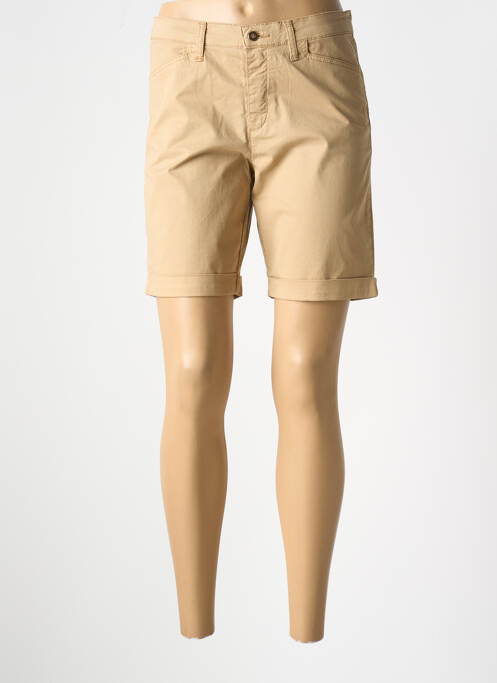 Corsaire stretch taille normale beige LCDN femme