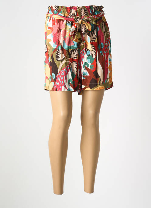 Short taille normale taille normale rouge C'EST BEAU LA VIE femme