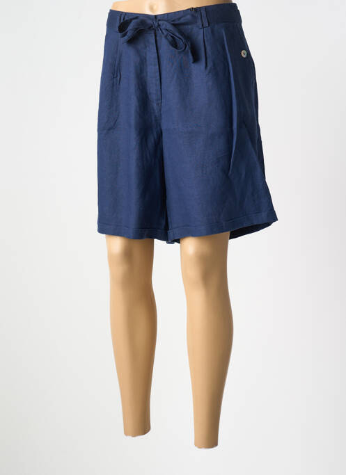 Bermuda bleu JULIE GUERLANDE pour femme