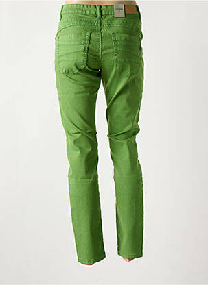 Jeans coupe slim stretch taille normale vert CREAM femme