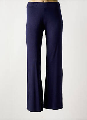 Pantalon flare stretch taille normale bleu SEE THE MOON femme