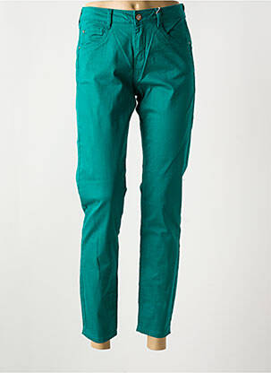 Jeans coupe slim taille normale taille normale vert CREAM femme