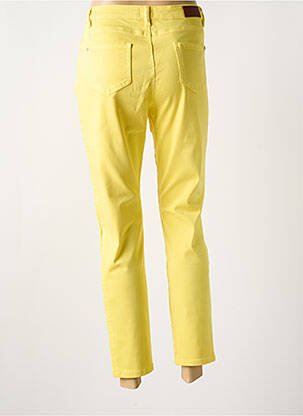 Jeans coupe slim stretch taille normale jaune C'EST BEAU LA VIE femme