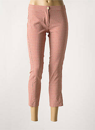 Pantacourt stretch taille normale rose SEE THE MOON femme