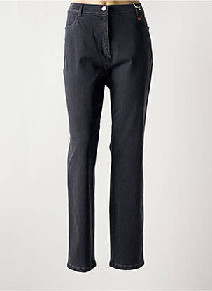 Jeans coupe slim gris TONI pour femme