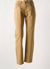 Jeans coupe slim marron CREAM pour femme seconde vue