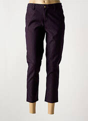 Pantalon 7/8 violet FREEMAN T.PORTER pour femme seconde vue