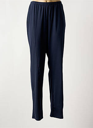Pantalon droit bleu GUY DUBOUIS pour femme