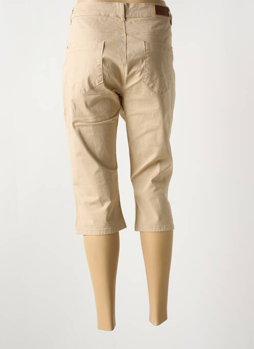 Corsaire stretch taille normale beige C'EST BEAU LA VIE femme