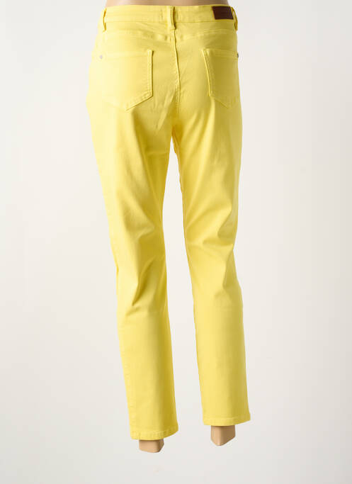 Jeans coupe slim jaune C'EST BEAU LA VIE femme