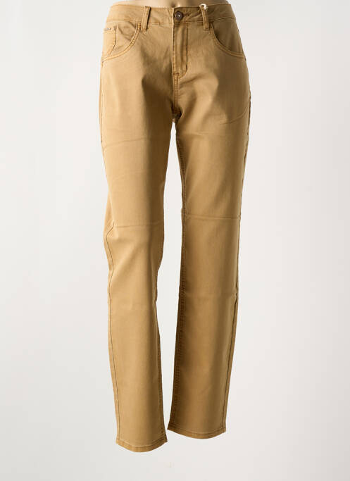 Jeans coupe slim marron CREAM pour femme