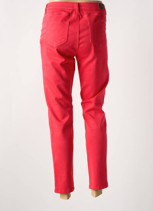 Jeans coupe slim rouge C'EST BEAU LA VIE pour femme
