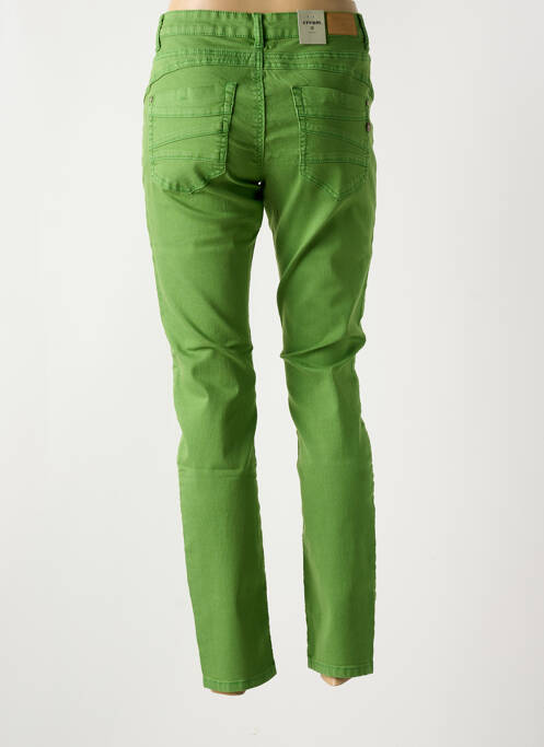 Jeans coupe slim vert CREAM pour femme