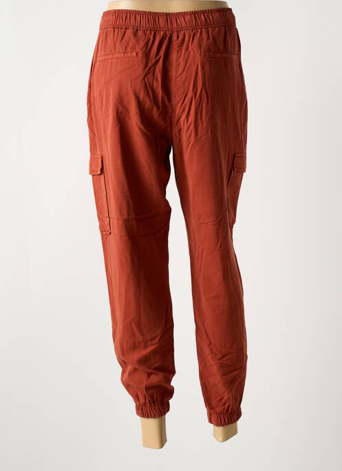 Pantalon cargo orange LCDN pour femme