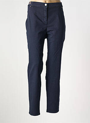 Pantalon slim taille élastique taille normale bleu TONI femme
