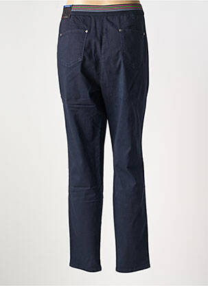 Pantalon slim taille élastique taille normale bleu TONI femme
