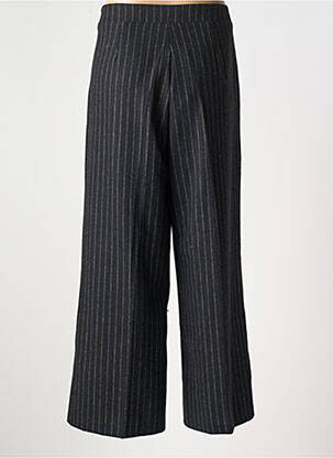 Pantalon large fermeture zip latéral taille haute noir SURKANA femme