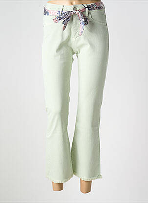 Jeans bootcut stretch vert FREEMAN T.PORTER femme