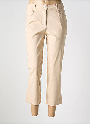 Pantacourt stretch taille normale beige DIANE LAURY femme
