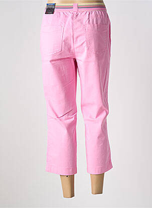 Pantacourt coupe droite taille normale rose clair TONI femme