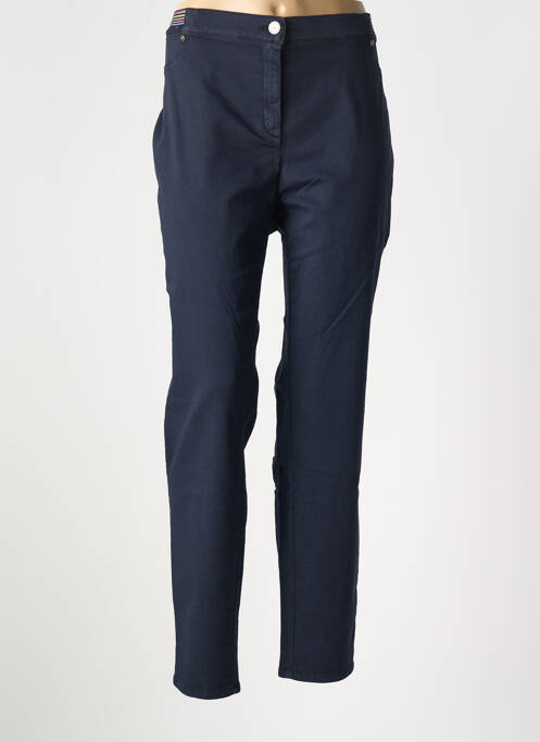 Pantalon slim taille élastique taille normale bleu TONI femme