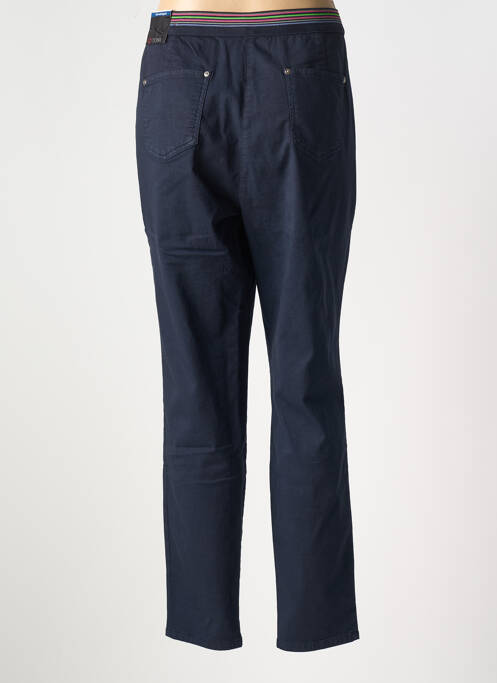 Pantalon slim taille élastique taille normale bleu TONI femme