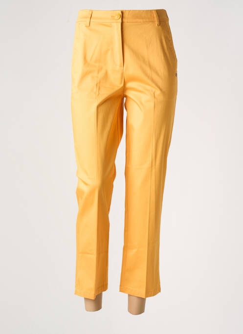 Pantalon 7/8 taille élastique taille basse jaune SURKANA femme