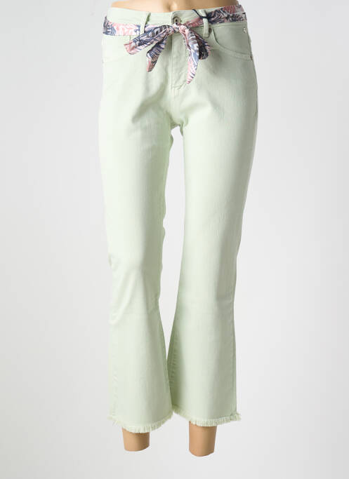 Jeans bootcut vert FREEMAN T.PORTER pour femme