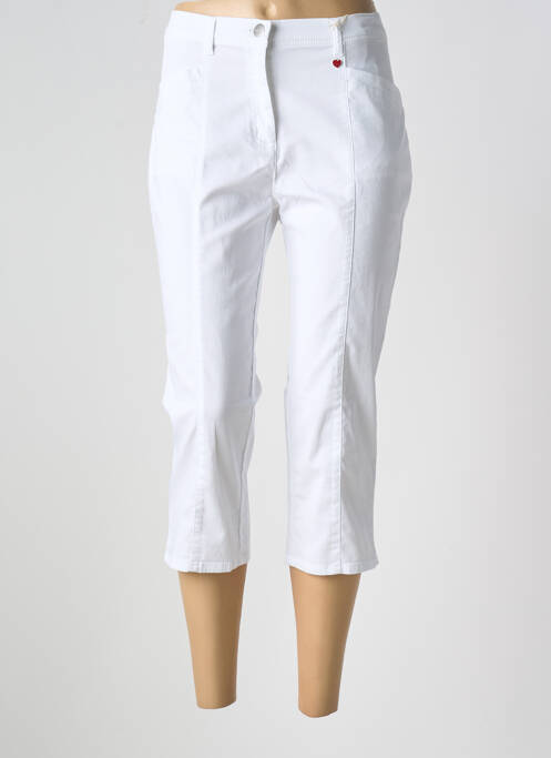 Pantacourt blanc TONI pour femme
