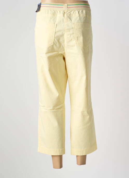 Pantacourt jaune TONI pour femme
