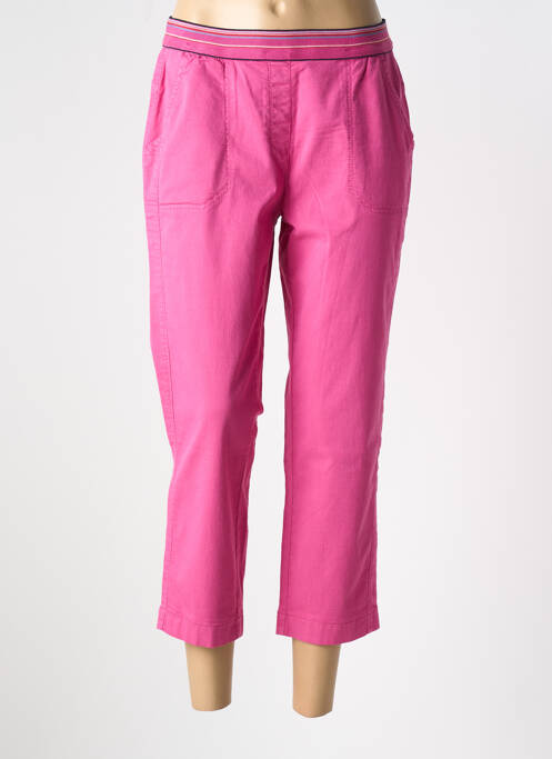 Pantacourt rose TONI pour femme