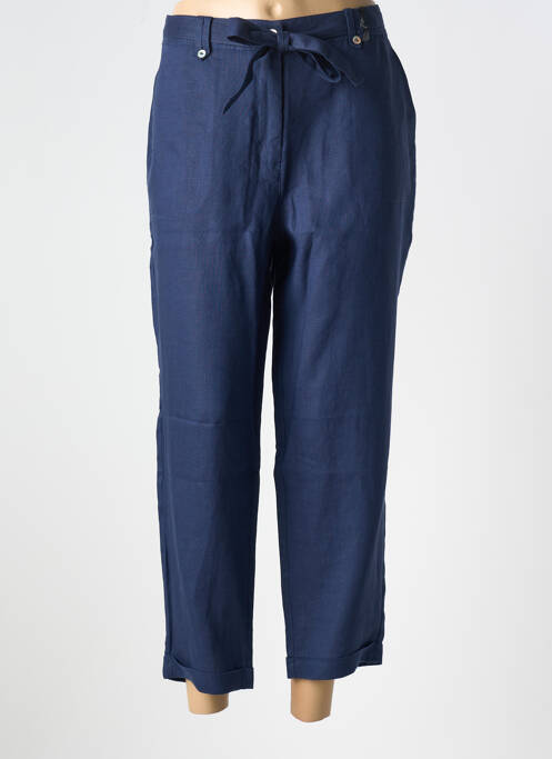 Pantalon 7/8 bleu JULIE GUERLANDE pour femme