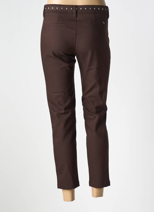 Pantalon chino marron FREEMAN T.PORTER femme
