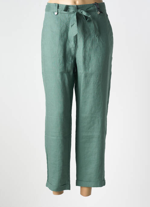 Pantalon chino vert JULIE GUERLANDE pour femme