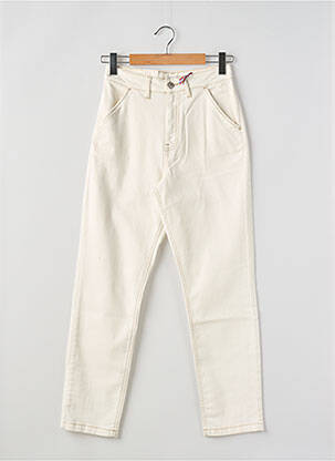 Jean coupe mom stretch beige KANOPE femme