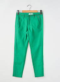 Pantalon chino taille normale taille normale vert FREEMAN T.PORTER femme