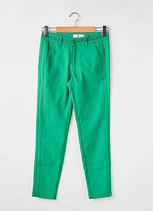 Pantalon chino taille normale taille normale vert FREEMAN T.PORTER femme