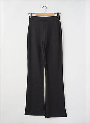 Pantalon droit taille élastique taille normale noir SURKANA femme