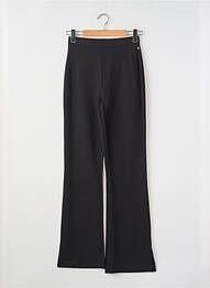 Pantalon droit taille élastique taille normale noir SURKANA femme