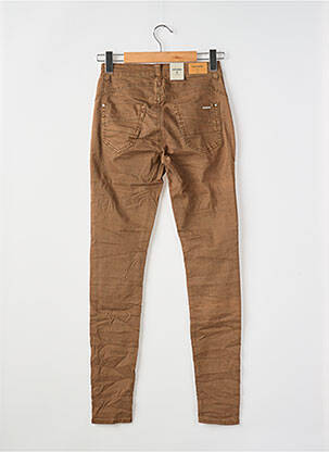 Pantalon droit stretch taille normale marron CREAM femme