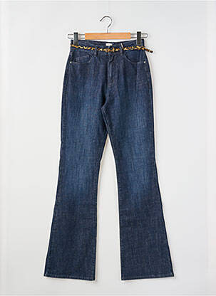 Jean coupe flare stretch taille normale bleu KANOPE femme