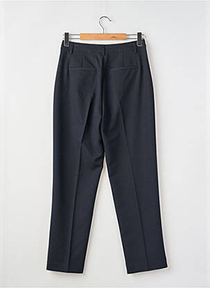 Pantalon chino tissage popeline taille normale noir KAFFE femme