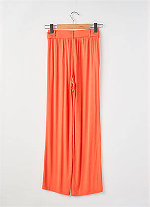 Pantalon droit taille élastique taille normale orange SURKANA femme