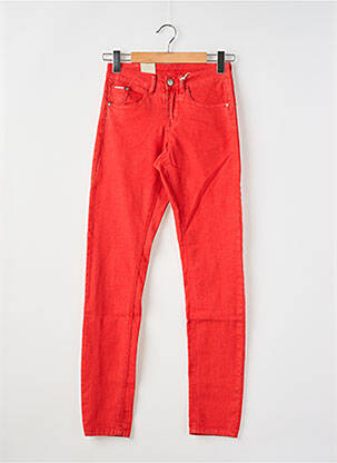 Jeans coupe slim stretch taille normale rouge CREAM femme