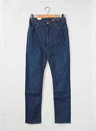 Jeans coupe droite stretch taille normale bleu KANOPE femme