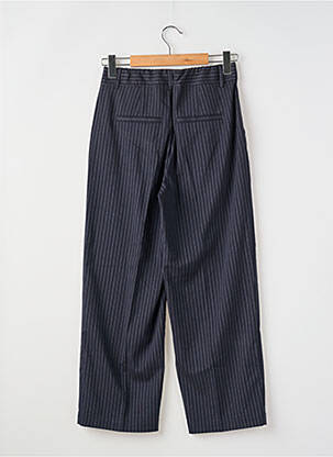 Pantalon droit tissage crêpe taille normale bleu KAFFE femme