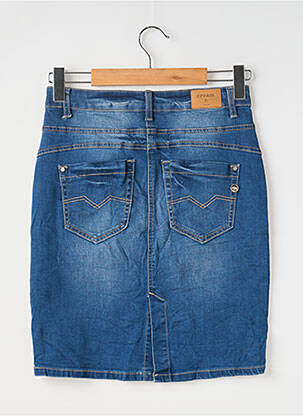 Jupe courte poches bleu CREAM femme
