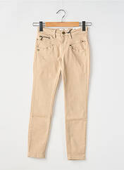 Jeans coupe slim beige FREEMAN T.PORTER pour femme seconde vue